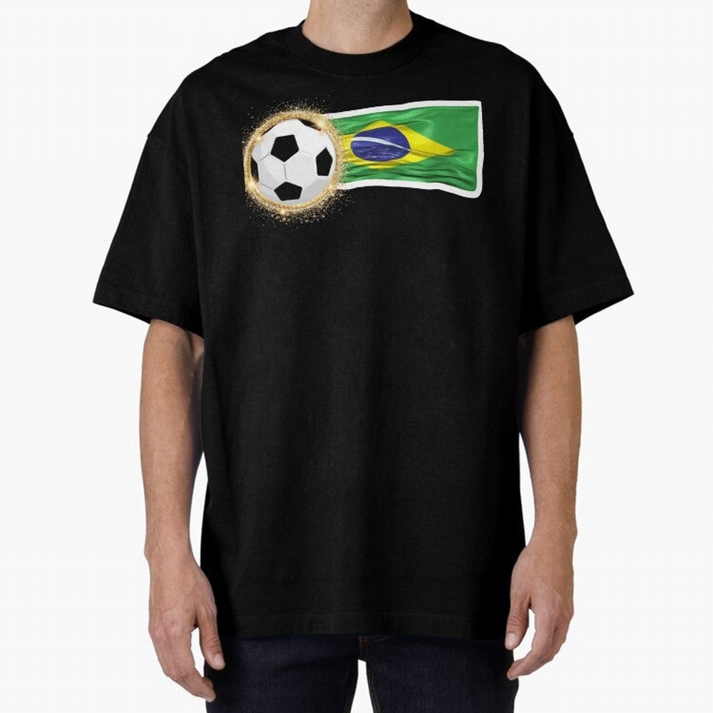 BRAZIL - BRAZILIAN FOOTBALL STICKER Classic T-Shirt Carry National Pride through FIFA World Cup 2026 Group Stage Spirit, Driven by Argentina and Brazil, Mbappe and Neymar, Match Day Excitement, Supporter Culture, Golden Goals and Global Football