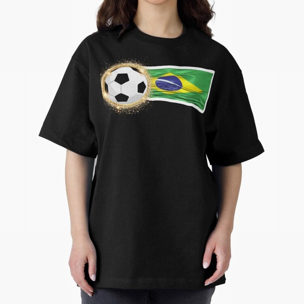 BRAZIL - BRAZILIAN FOOTBALL STICKER Classic T-Shirt Carry National Pride through FIFA World Cup 2026 Group Stage Spirit, Driven by Argentina and Brazil, Mbappe and Neymar, Match Day Excitement, Supporter Culture, Golden Goals and Global Football