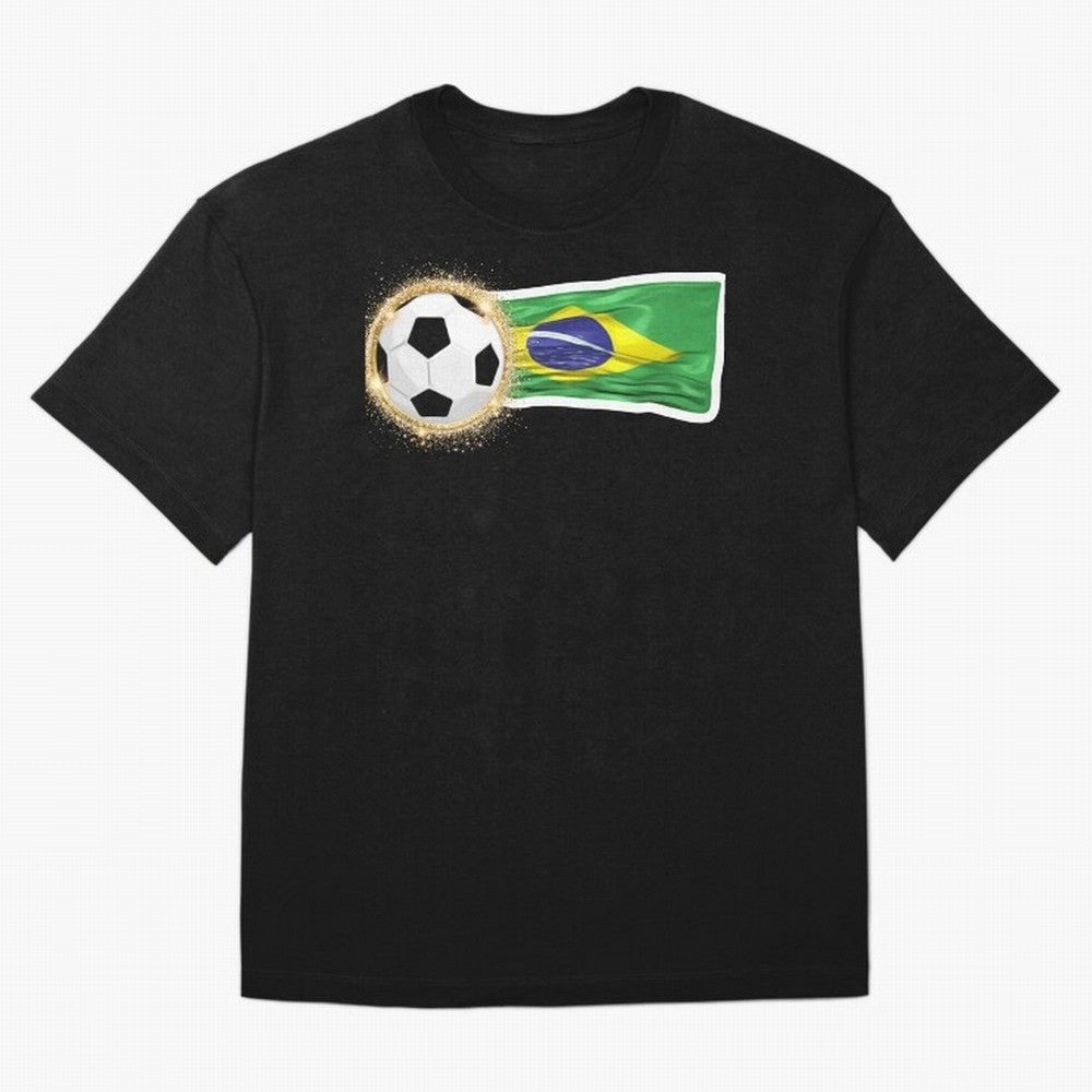 BRAZIL - BRAZILIAN FOOTBALL STICKER Classic T-Shirt Carry National Pride through FIFA World Cup 2026 Group Stage Spirit, Driven by Argentina and Brazil, Mbappe and Neymar, Match Day Excitement, Supporter Culture, Golden Goals and Global Football