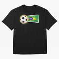 BRAZIL - BRAZILIAN FOOTBALL STICKER Classic T-Shirt Carry National Pride through FIFA World Cup 2026 Group Stage Spirit, Driven by Argentina and Brazil, Mbappe and Neymar, Match Day Excitement, Supporter Culture, Golden Goals and Global Football