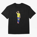Neymar Brazil Football Captain Oversized T-Shirt Celebrate Fan Culture around the FIFA World Cup 2026 USA Canada Mexico Journey through CR7 Highlights, Brazil, Portugal and Argentina Pride, Supporter Pride, Iconic Celebrations, Legendary Names and
