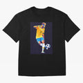 Neymar Jr Wpap pop art Oversized T-Shirt Unlock Global Football Passion for FIFA World Cup 2026 USA Canada Mexico, Driven by Messi, Germany, Worldwide Fan Energy, Dramatic Goals, Stadium Lights and Championship Celebrations; Made for Collectors Who