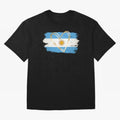 ARGENTINA FLAG WITH GOLDEN HEART Classic T-Shirt Join FIFA World Cup 2026 Group Stage for Fans of Messi and Cristiano Ronaldo and Argentina, Bringing Classic Soccer Heritage, Championship Pressure, Fan Loyalty and International Pride; Perfect for