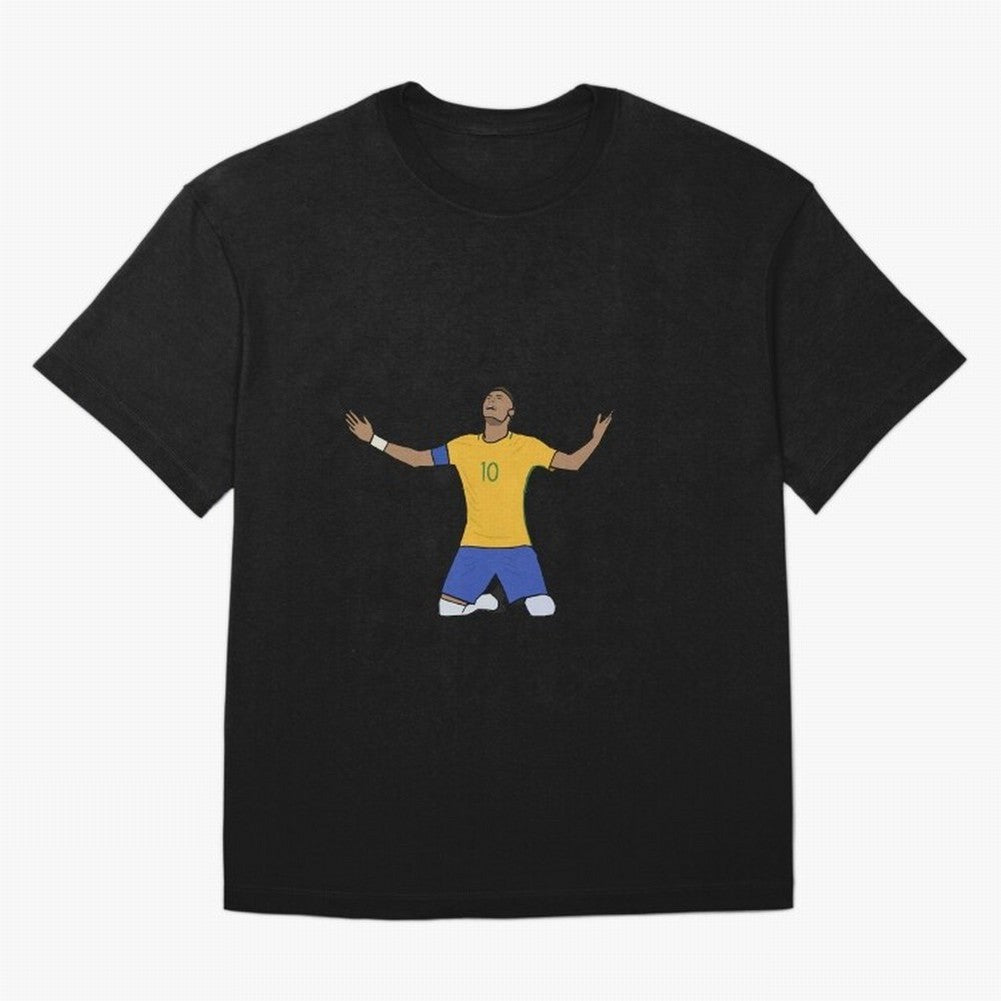 Brazil Classic T-Shirt Upgrade Global Football Passion for FIFA World Cup 2026 USA Canada Mexico, Filled with Mbappe, Portugal, Vintage Soccer Flavor, Modern Football Stars, National Flags and Final Night Emotion; Ideal for Football Dads, Football