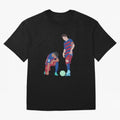 Messi and Neymar Football Free Kick Classic T-Shirt Make Every Kick Count in FIFA World Cup 2026 Spirit, Connected to France, CR7, Soccer Culture, Superstar Moments, National Team Dreams and Competitive Fire; Perfect for Fans, Collectors, Family