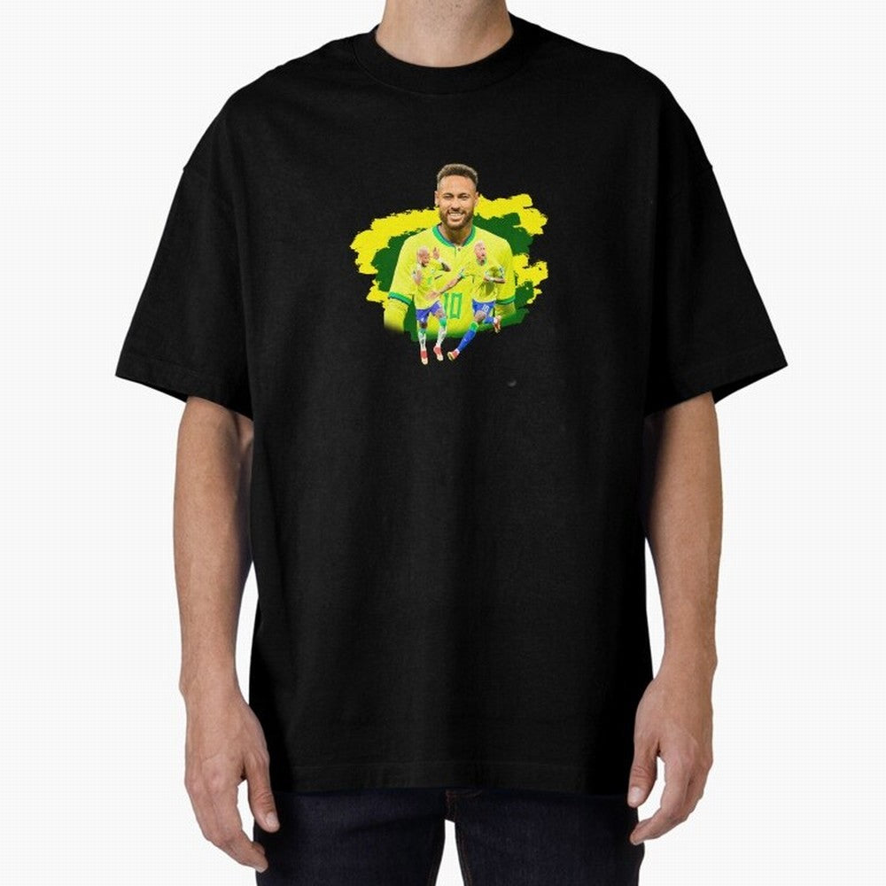 STICKER PAINTFULL NEYMAR JR STICKER FOOTBALL Classic T-Shirt Create Global Football Passion for FIFA World Cup 2026 Group Stage, Driven by Cristiano Ronaldo, Haaland and CR7, Portugal, Spain and Germany, Sports Nostalgia, International Competition,