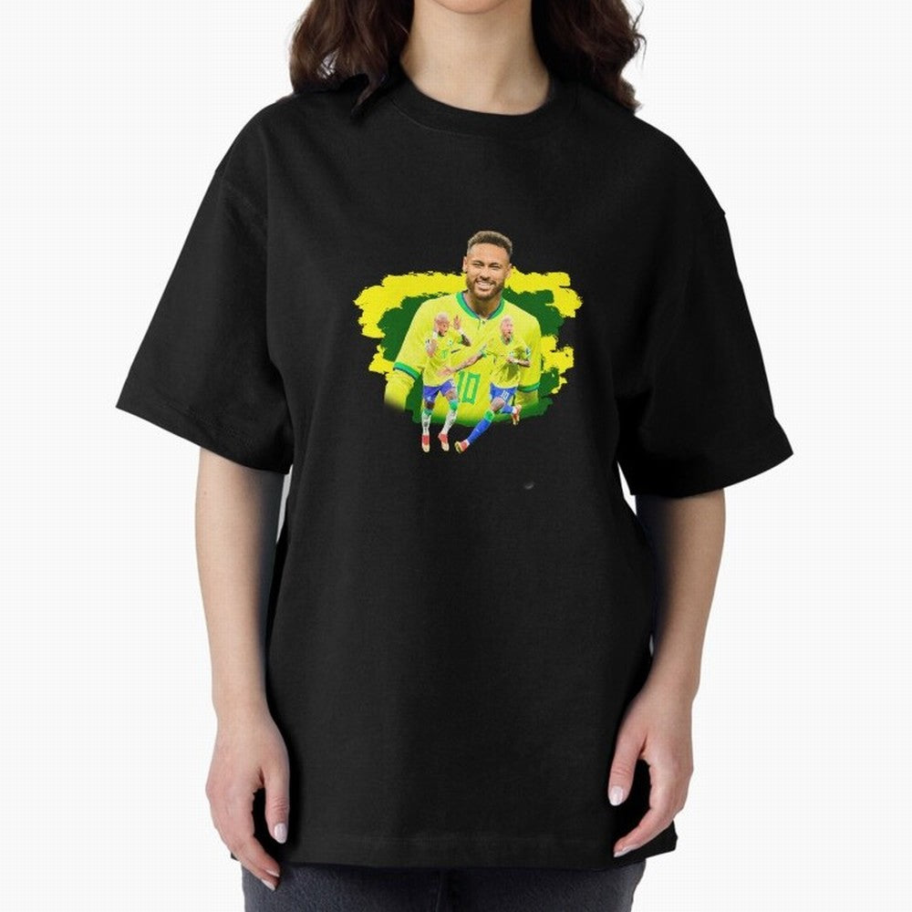 STICKER PAINTFULL NEYMAR JR STICKER FOOTBALL Classic T-Shirt Create Global Football Passion for FIFA World Cup 2026 Group Stage, Driven by Cristiano Ronaldo, Haaland and CR7, Portugal, Spain and Germany, Sports Nostalgia, International Competition,
