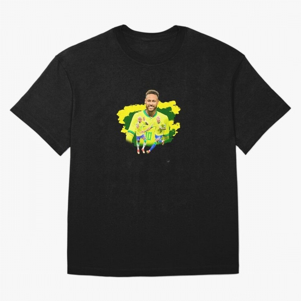 STICKER PAINTFULL NEYMAR JR STICKER FOOTBALL Classic T-Shirt Create Global Football Passion for FIFA World Cup 2026 Group Stage, Driven by Cristiano Ronaldo, Haaland and CR7, Portugal, Spain and Germany, Sports Nostalgia, International Competition,