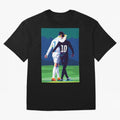 Ronaldo x Neymar Wpap Art Classic T-Shirt Show Match Day Excitement for FIFA World Cup 2026 Group Stage for Fans of Messi, Neymar and Mbappe and Brazil, Portugal and Argentina, Bringing Football History, Final Match Energy, Crowd Noise and Once in