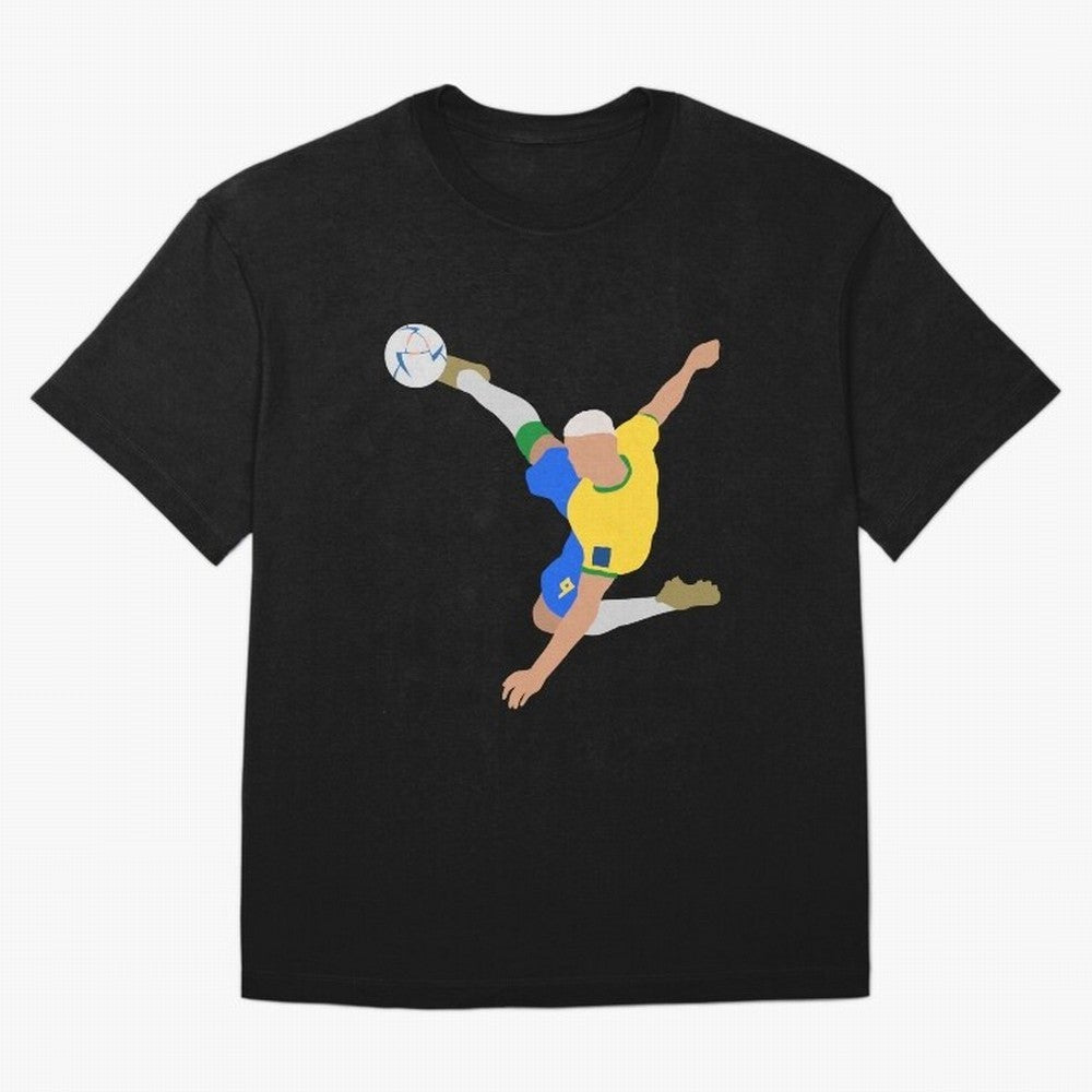 Richarlison Brazil Bicycle Kick Football Goal Classic T-Shirt Honor the Football Icons of FIFA World Cup 2026 Group Stage Featuring CR7, England Energy, Soccer Culture, Superstar Moments, National Team Dreams and Competitive Fire; Perfect for