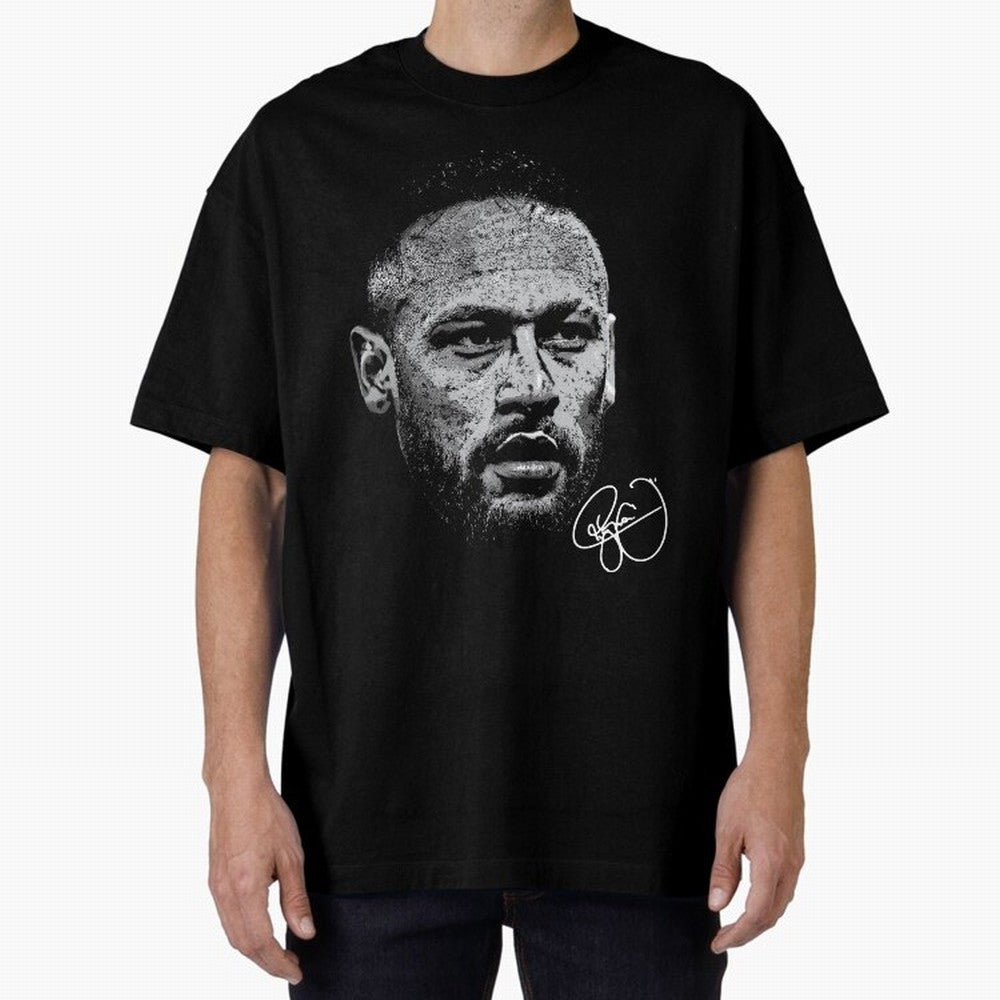 Neymar Signed Oversized T-Shirt Bring International Match Energy to FIFA World Cup 2026 for Fans of Messi and Germany, Bringing Global Supporter Spirit, Legendary Goals, National Colors and Tournament Celebration; Created for Match Day Parties,