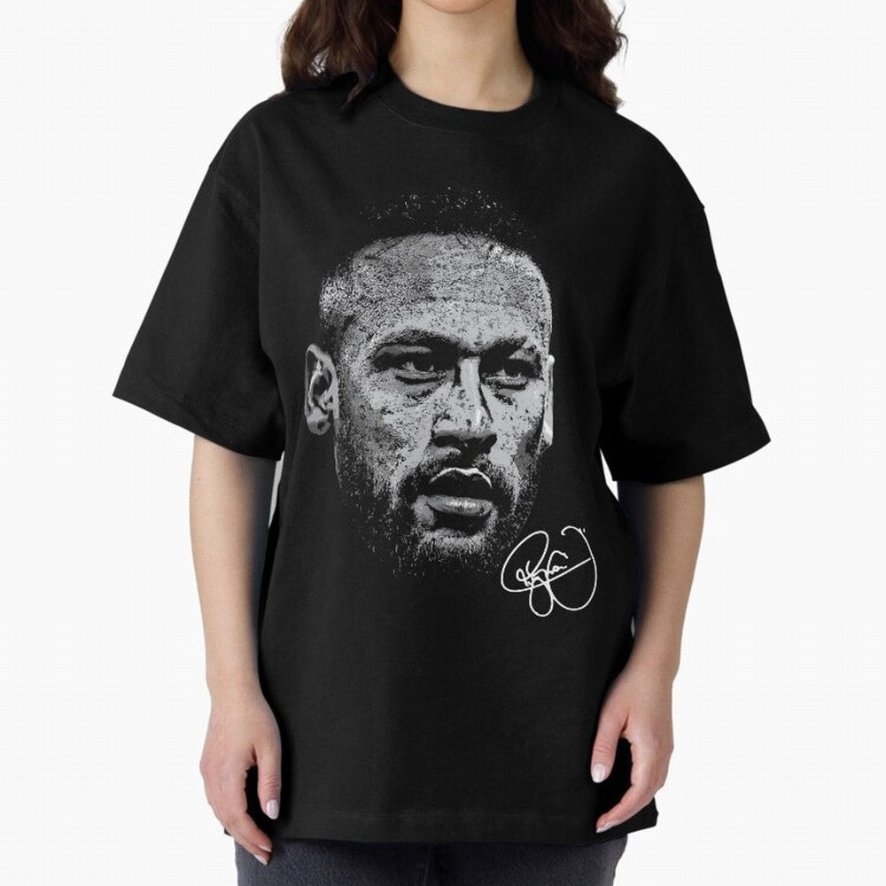 Neymar Signed Oversized T-Shirt Bring International Match Energy to FIFA World Cup 2026 for Fans of Messi and Germany, Bringing Global Supporter Spirit, Legendary Goals, National Colors and Tournament Celebration; Created for Match Day Parties,