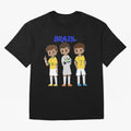 Brazil Essential T-Shirt Relive Global Football Passion for FIFA World Cup 2026, with CR7, Germany, Sports Nostalgia, International Competition, Famous Players and Unforgettable Victories; Made for Die Hard Supporters, Soccer Lovers, Game Day
