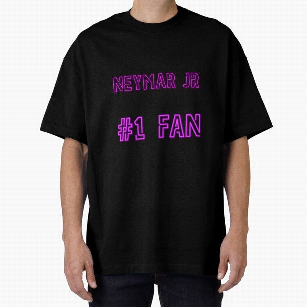 Neymar Jr #1 fan Oversized T-Shirt Elevate FIFA World Cup 2026 Driven by CR7 and Messi, Brazil, Portugal and Argentina Energy, Stadium Chants, National Pride, Trophy Dreams and Unforgettable Football Memories; Perfect for People Who Love Argentina,