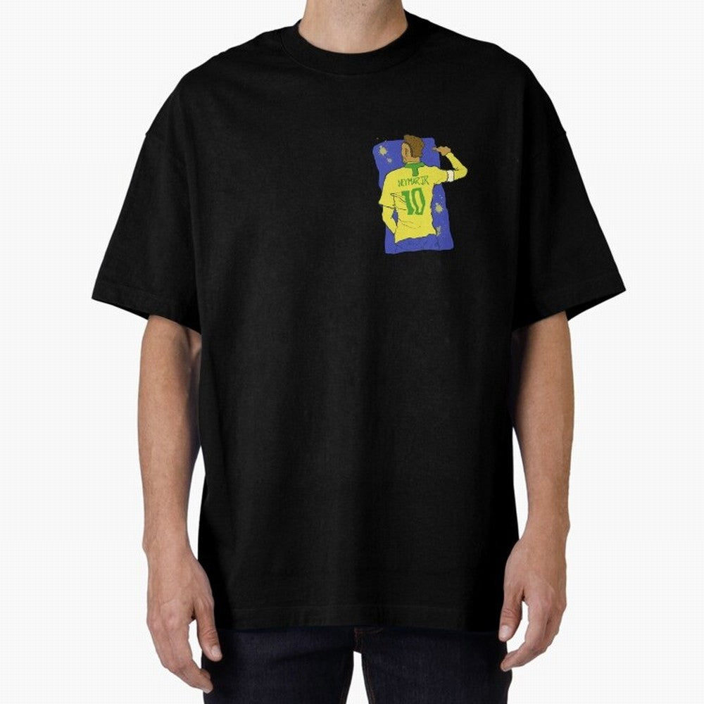 Neymar Jr. in Brazilian Glory Oversized T-Shirt Turn Football Passion into FIFA World Cup 2026 Made for Neymar, Haaland and Cristiano Ronaldo, Spain Energy, Stadium Memories, Football Loyalty, International Chants and Championship Tradition; Ideal