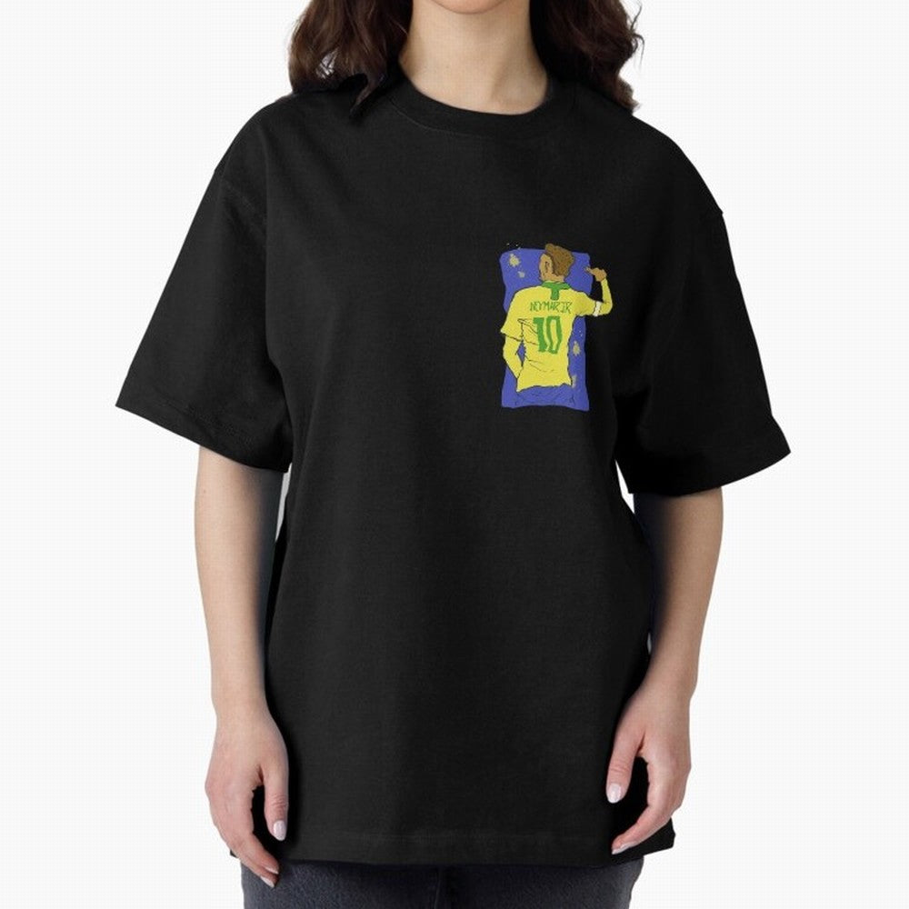 Neymar Jr. in Brazilian Glory Oversized T-Shirt Turn Football Passion into FIFA World Cup 2026 Made for Neymar, Haaland and Cristiano Ronaldo, Spain Energy, Stadium Memories, Football Loyalty, International Chants and Championship Tradition; Ideal