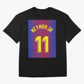 NEYMAR JR FOOTBALL SOCCER JERSEY BARCELONA Oversized T-Shirt Enjoy the Biggest Football Party of Global Football Passion for FIFA World Cup 2026 Group Stage, Centered on Messi and Cristiano Ronaldo, England, Match Day Excitement, Supporter Culture,
