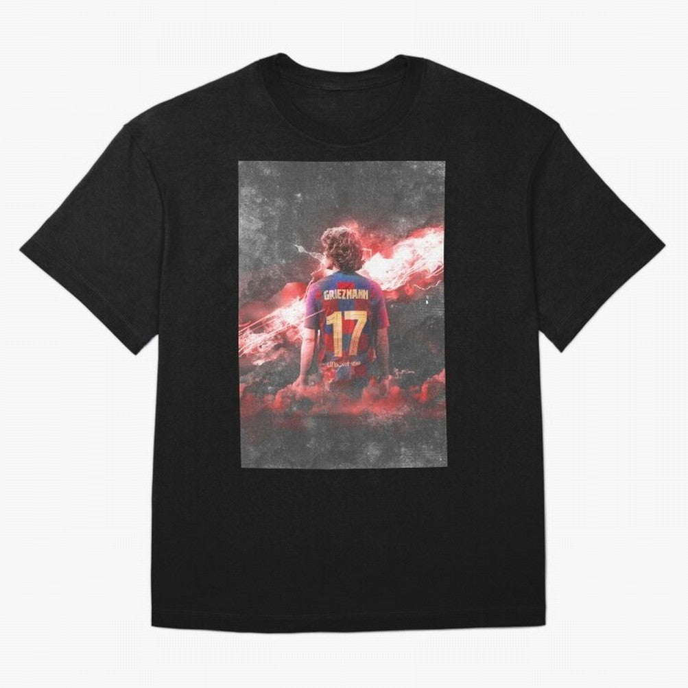 Barcelona Greizmann Classic T-Shirt Celebrate National Team Dreams in FIFA World Cup 2026 Group Stage for Fans of Messi and Germany, Bringing Soccer Culture, Superstar Moments, National Team Dreams and Competitive Fire; Ideal for Passionate Fans