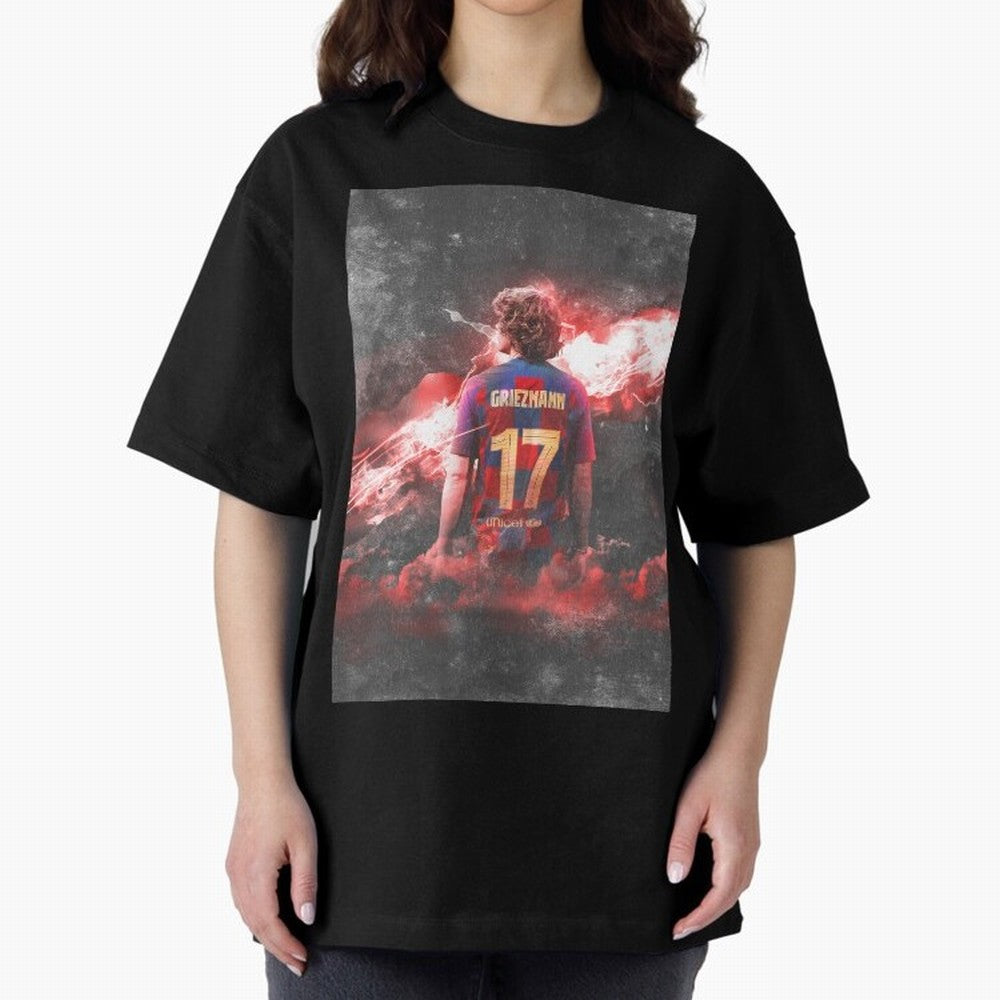 Barcelona Greizmann Classic T-Shirt Celebrate National Team Dreams in FIFA World Cup 2026 Group Stage for Fans of Messi and Germany, Bringing Soccer Culture, Superstar Moments, National Team Dreams and Competitive Fire; Ideal for Passionate Fans