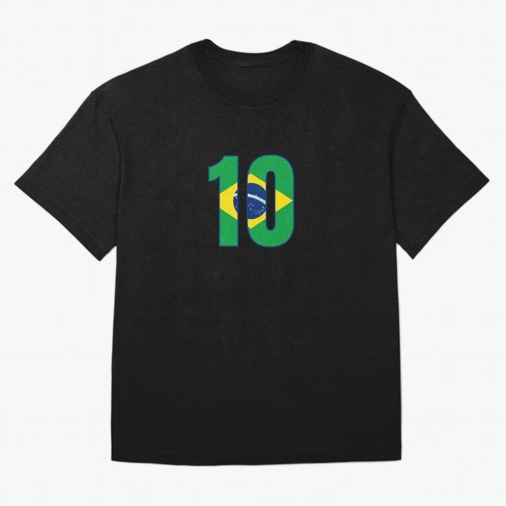 10 - Neymar JR - Brazil Flag Classic T-Shirt Bring Trophy Dreams to the FIFA World Cup 2026 Journey through Messi Highlights, Portugal Pride, Stadium Chants, National Pride, Trophy Dreams and Unforgettable Football Memories; Created for Match Day