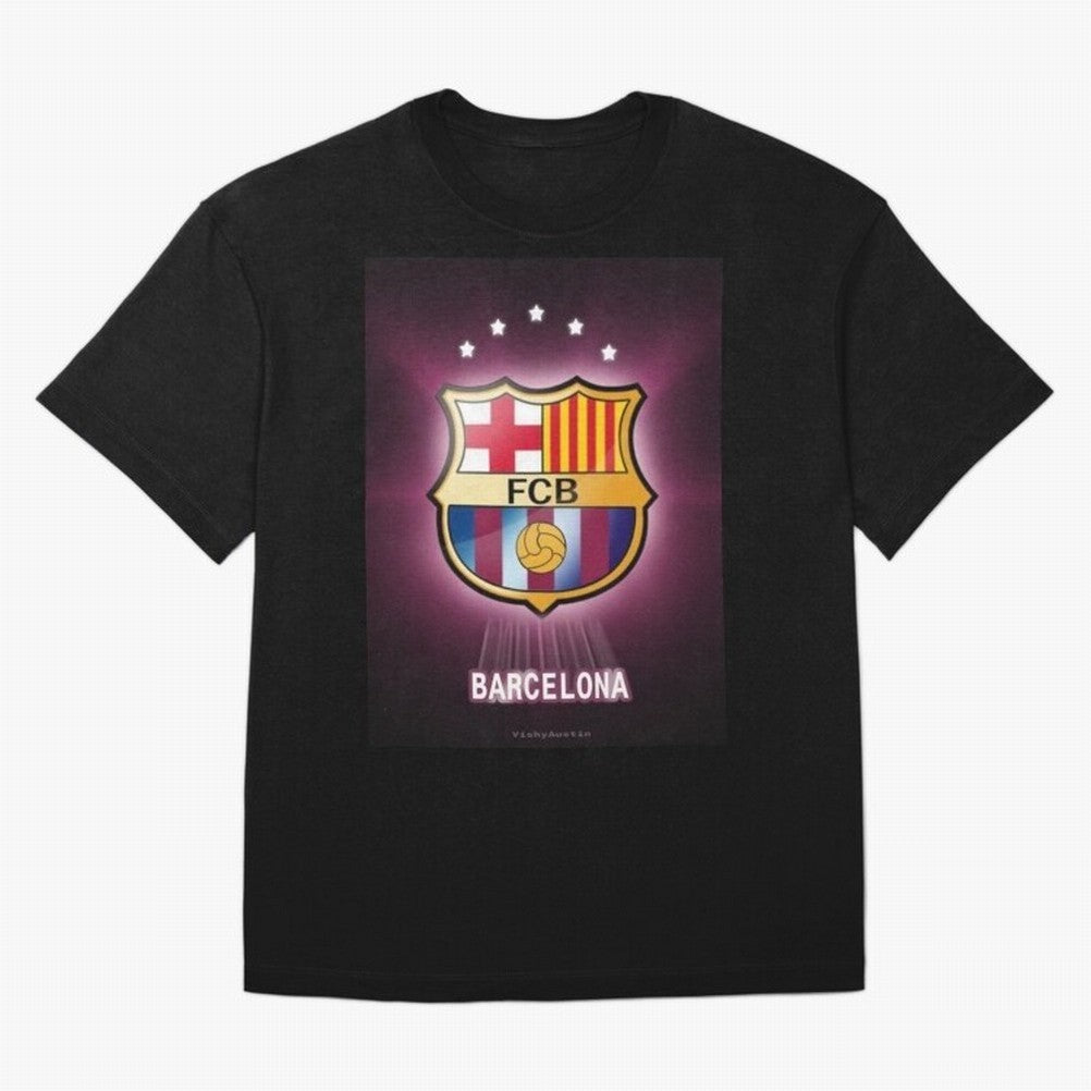 barcelona Oversized T-Shirt Create Global Football Passion for FIFA World Cup 2026 USA Canada Mexico, Celebrating Haaland, France, Supporter Pride, Iconic Celebrations, Legendary Names and Global Match Day Energy; Great for Watch Parties, Sports