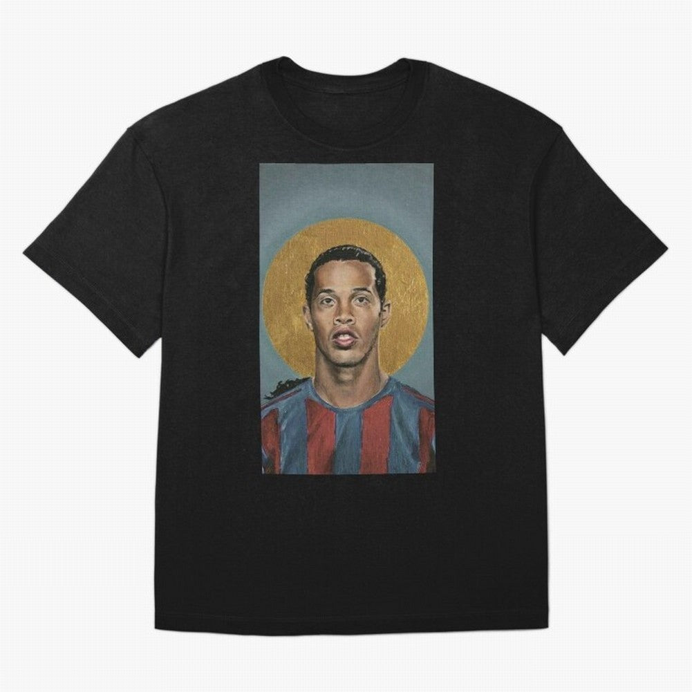 ronaldinho Oversized T-Shirt Make Game Day About FIFA World Cup 2026 USA Canada Mexico Spirit, Connected to France, Neymar, Championship Spirit, Famous Goals, Roaring Crowds and International Football Unity; Made for Collectors Who Enjoy Iconic