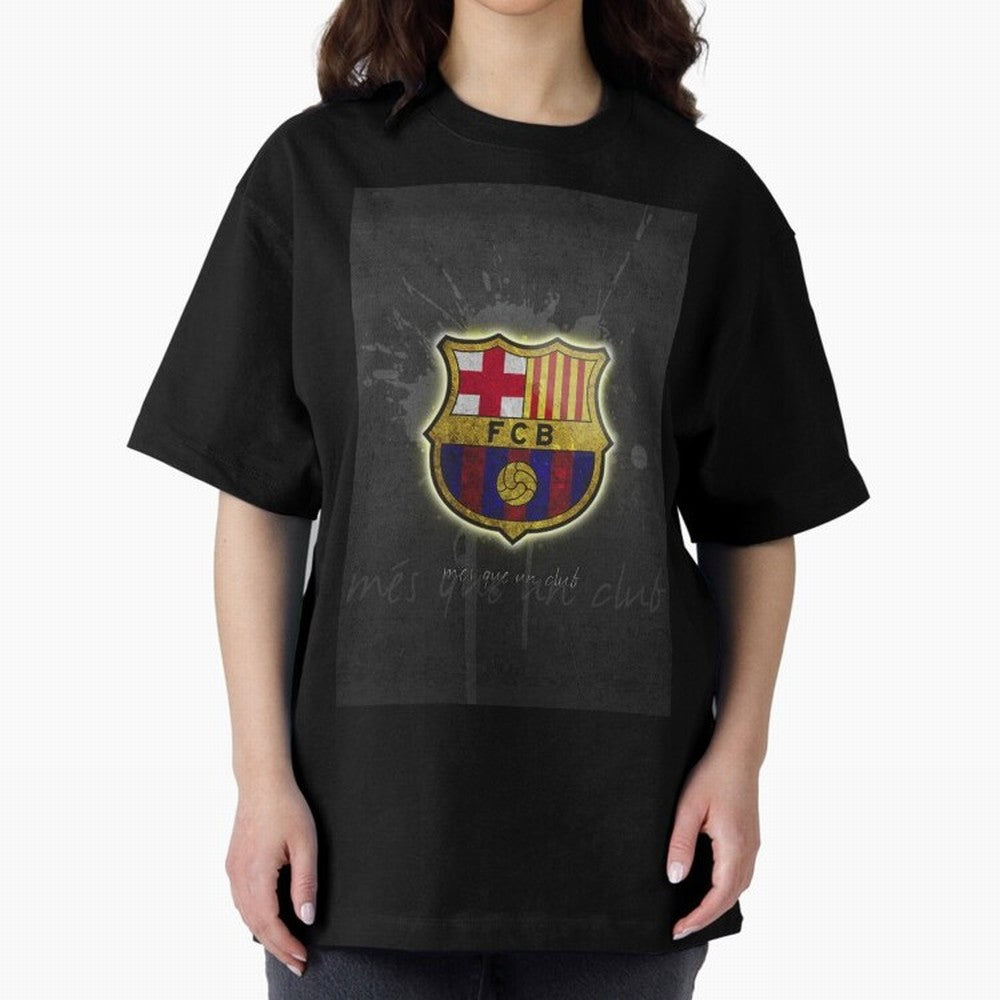 barcelona Oversized T-Shirt Make Every Kick Count in the FIFA World Cup 2026 Group Stage Journey through CR7 Highlights, England and Germany Pride, Global Supporter Spirit, Legendary Goals, National Colors and Tournament Celebration; Created for