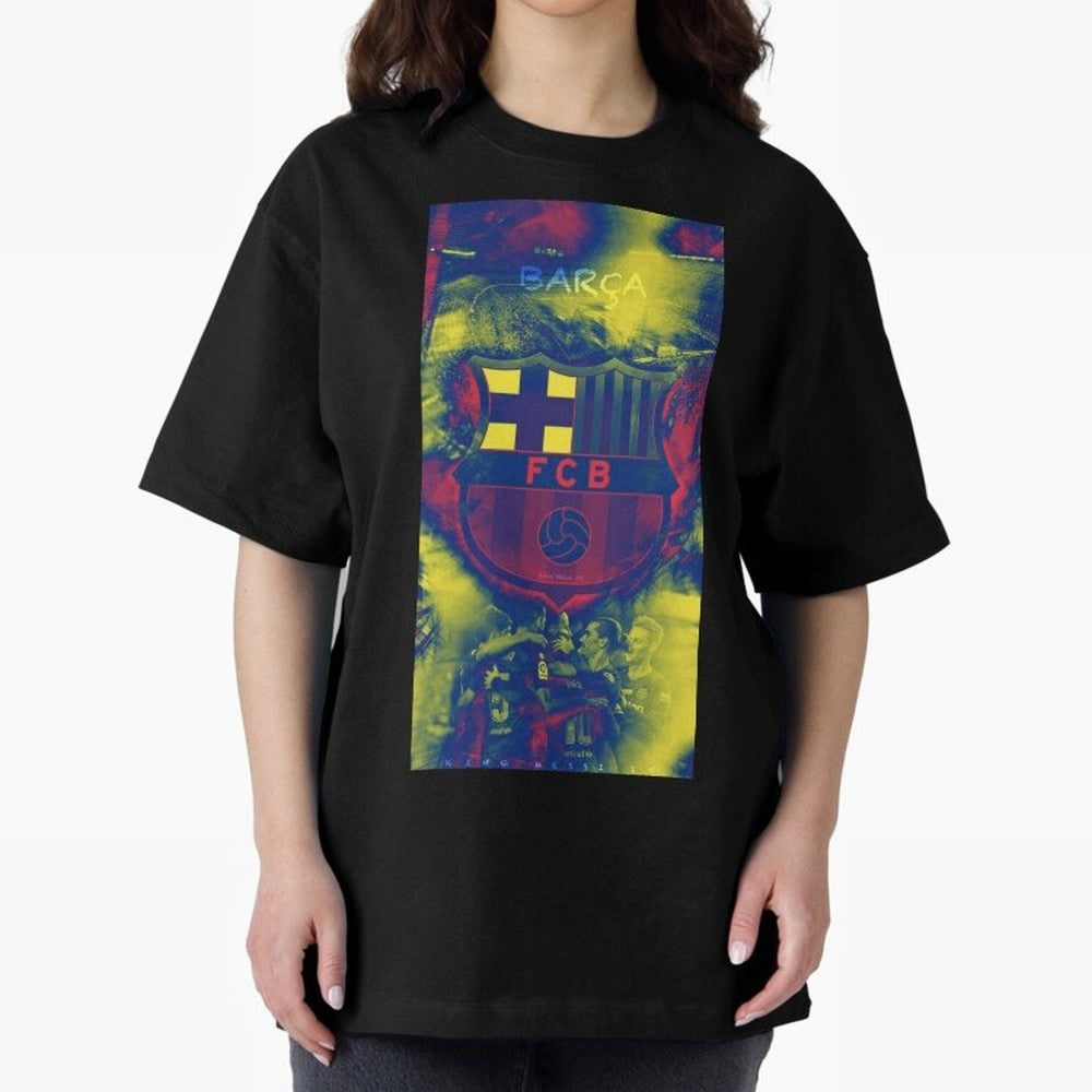 barcelona Oversized T-Shirt Keep Football History Alive during the FIFA World Cup 2026 Journey through Messi and Cristiano Ronaldo Highlights, Brazil, Portugal and Argentina Pride, Football Festival Excitement, Trophy Ambitions, Country Rivalries