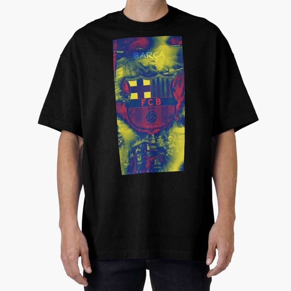 barcelona Oversized T-Shirt Keep Football History Alive during the FIFA World Cup 2026 Journey through Messi and Cristiano Ronaldo Highlights, Brazil, Portugal and Argentina Pride, Football Festival Excitement, Trophy Ambitions, Country Rivalries