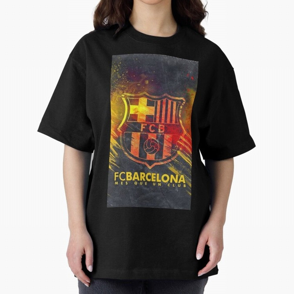 barca Classic T-Shirt Feel International Energy from Global Football Passion for FIFA World Cup 2026, Featuring Haaland and Mbappe, Portugal, Spain and Germany, Championship Spirit, Famous Goals, Roaring Crowds and International Football Unity;