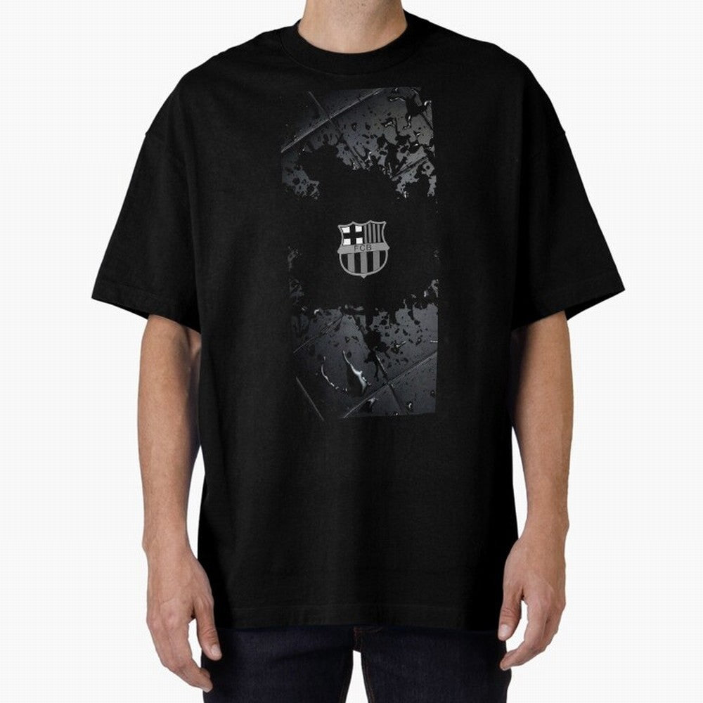 barcelona Oversized T-Shirt Feel Global Football Passion for FIFA World Cup 2026 USA Canada Mexico, Capturing Messi and Cristiano Ronaldo, France, Fan Favorite Moments, National Team Passion, Big Match Drama and Soccer History; Made for Collectors