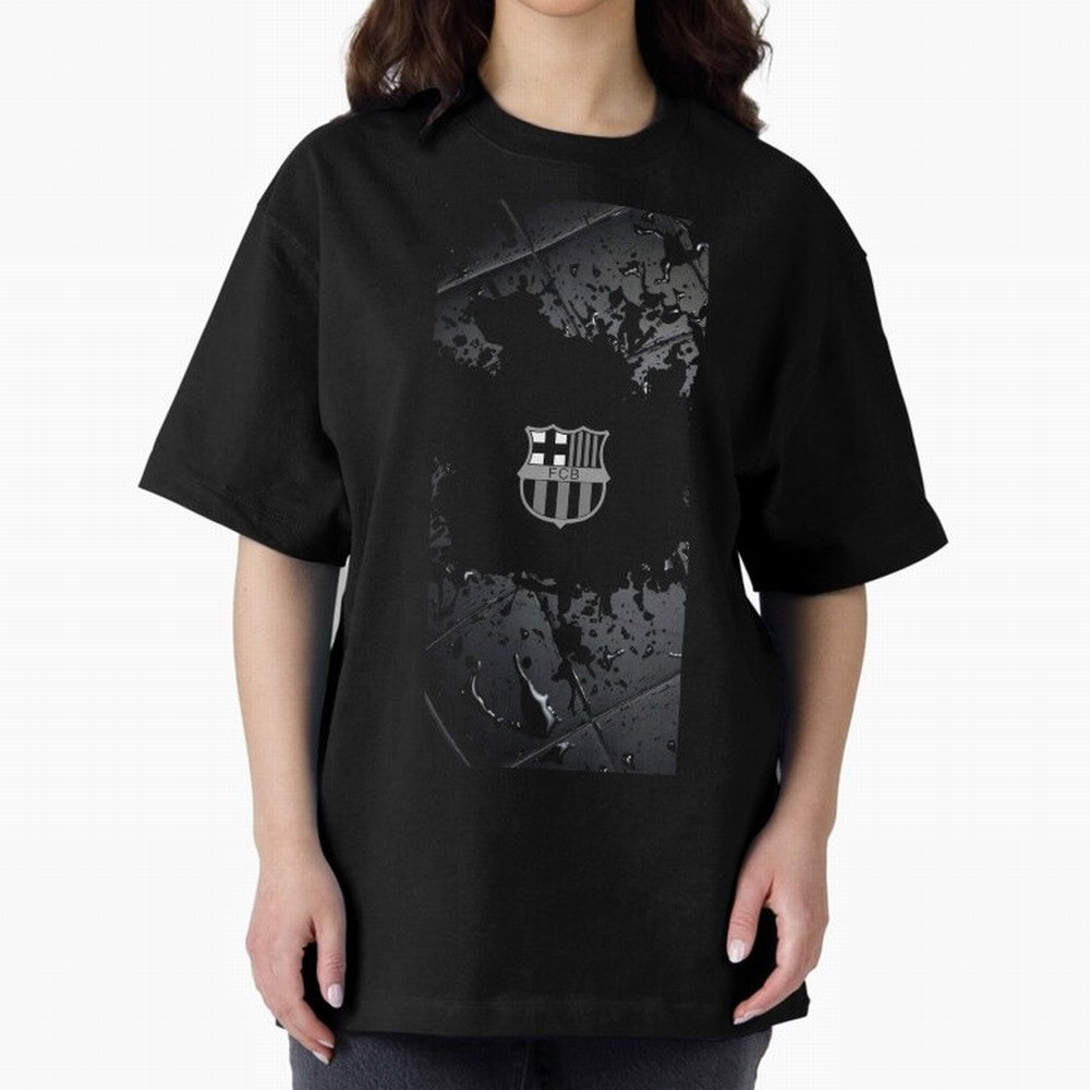 barcelona Oversized T-Shirt Feel Global Football Passion for FIFA World Cup 2026 USA Canada Mexico, Capturing Messi and Cristiano Ronaldo, France, Fan Favorite Moments, National Team Passion, Big Match Drama and Soccer History; Made for Collectors