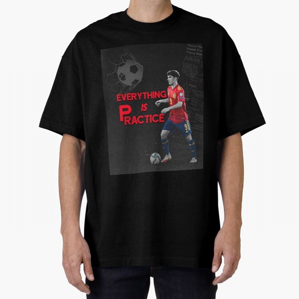 Pablo Gavi Oversized T-Shirt Celebrate Golden Goal Energy in Global Football Passion for FIFA World Cup 2026, Celebrating CR7 and Messi, Portugal, Soccer Culture, Superstar Moments, National Team Dreams and Competitive Fire; Built for Supporters