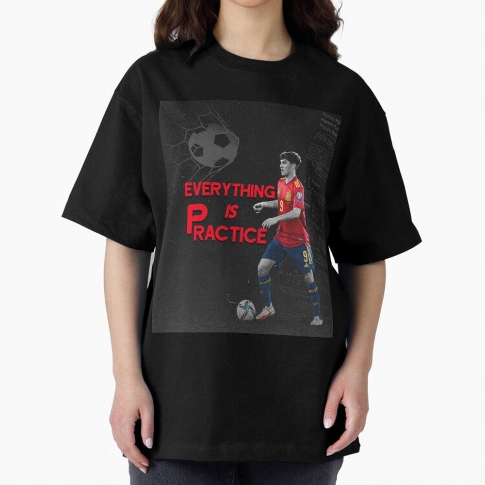 Pablo Gavi Oversized T-Shirt Celebrate Golden Goal Energy in Global Football Passion for FIFA World Cup 2026, Celebrating CR7 and Messi, Portugal, Soccer Culture, Superstar Moments, National Team Dreams and Competitive Fire; Built for Supporters