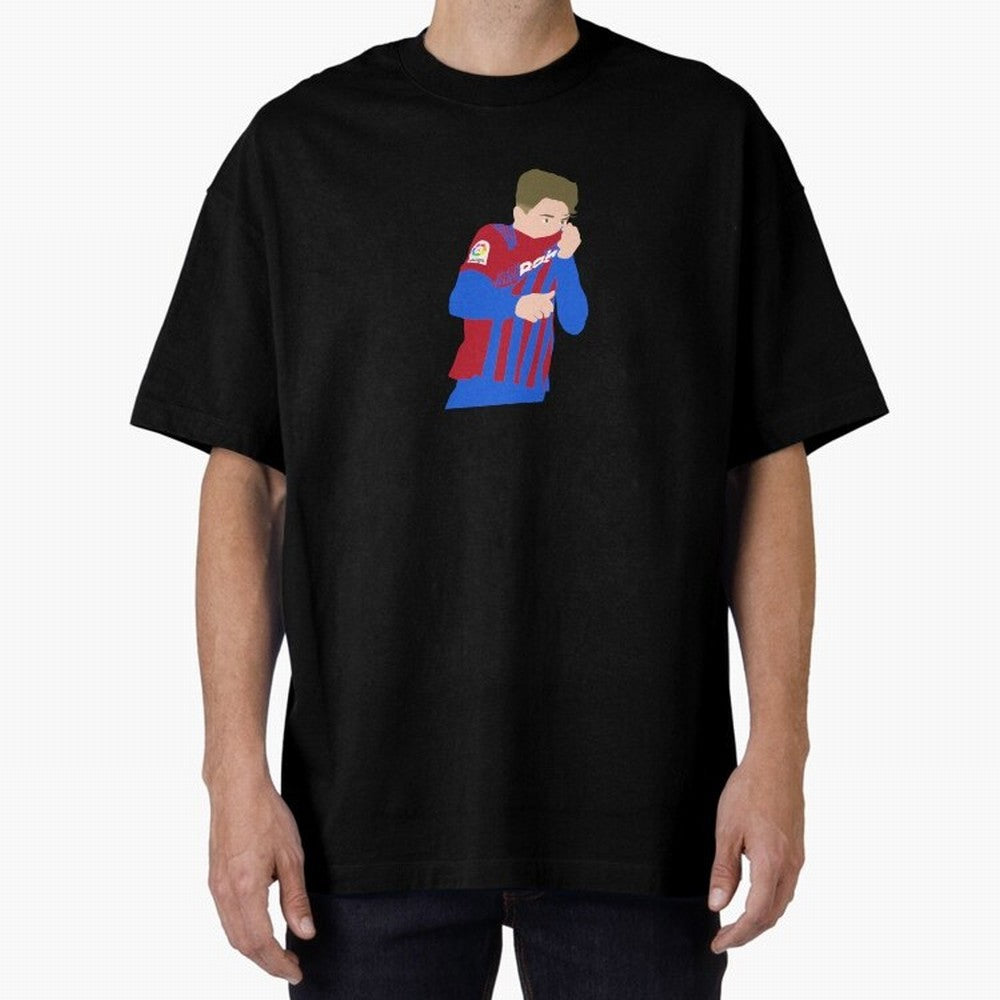 Gavi Barcelona Oversized T-Shirt Make Game Day About Match Day Hype around FIFA World Cup 2026 Group Stage, Haaland, Portugal, Spain and Germany, Supporter Pride, Iconic Celebrations, Legendary Names and Global Match Day Energy; Created for Match
