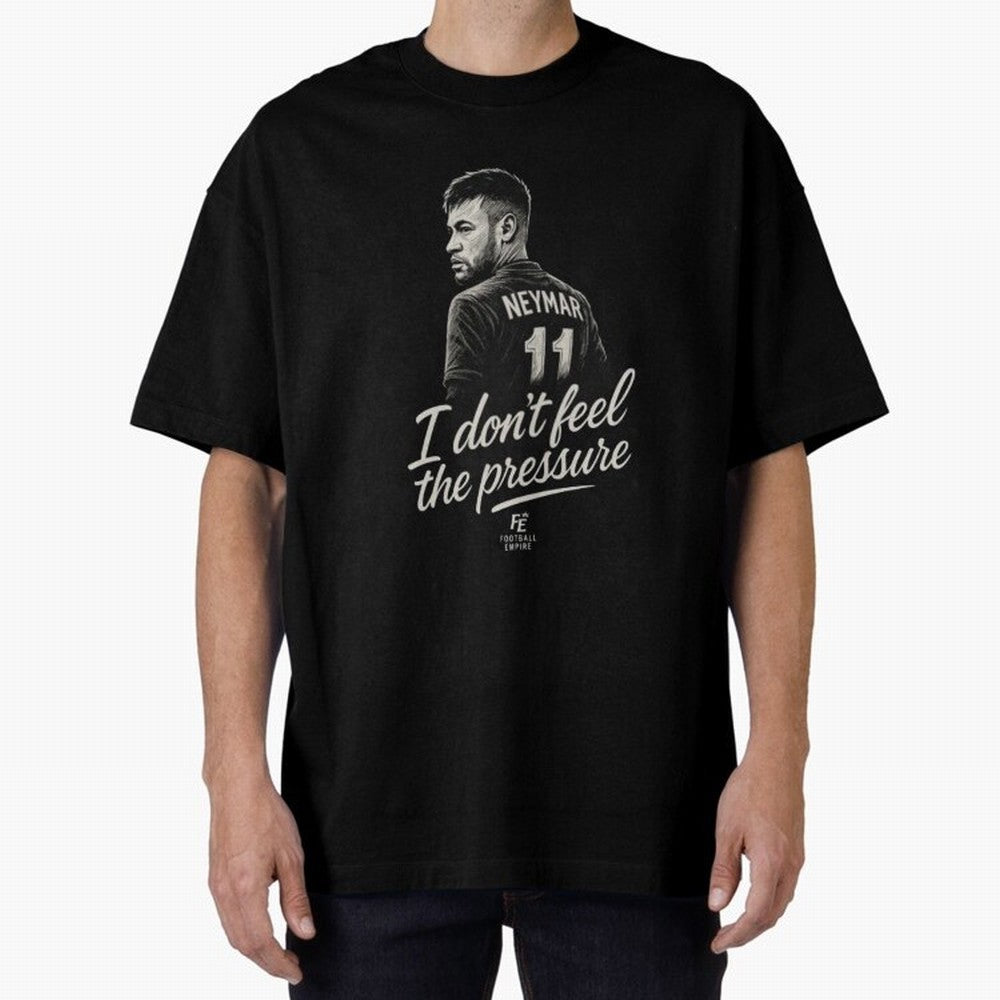 I Don¡¯t Feel The Pressure ¨C Neymar Inspired Street Football Art | Football Empire Classic T-Shirt Celebrate Soccer Greatness during FIFA World Cup 2026 Celebrating Haaland and Mbappe, Brazil Energy, Vintage Soccer Flavor, Modern Football Stars,
