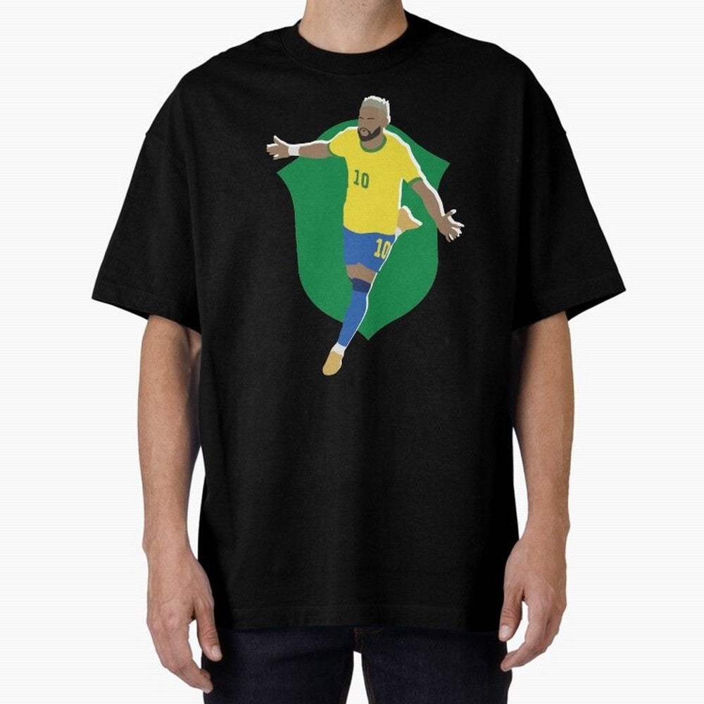 Neymar Jr Brazil Superstar Copa America Active T-Shirt Honor Global Football Passion for FIFA World Cup 2026 USA Canada Mexico, Built around Cristiano Ronaldo, France, Tournament Hype, Historic Matchups, Family Viewing Parties and Global Sports