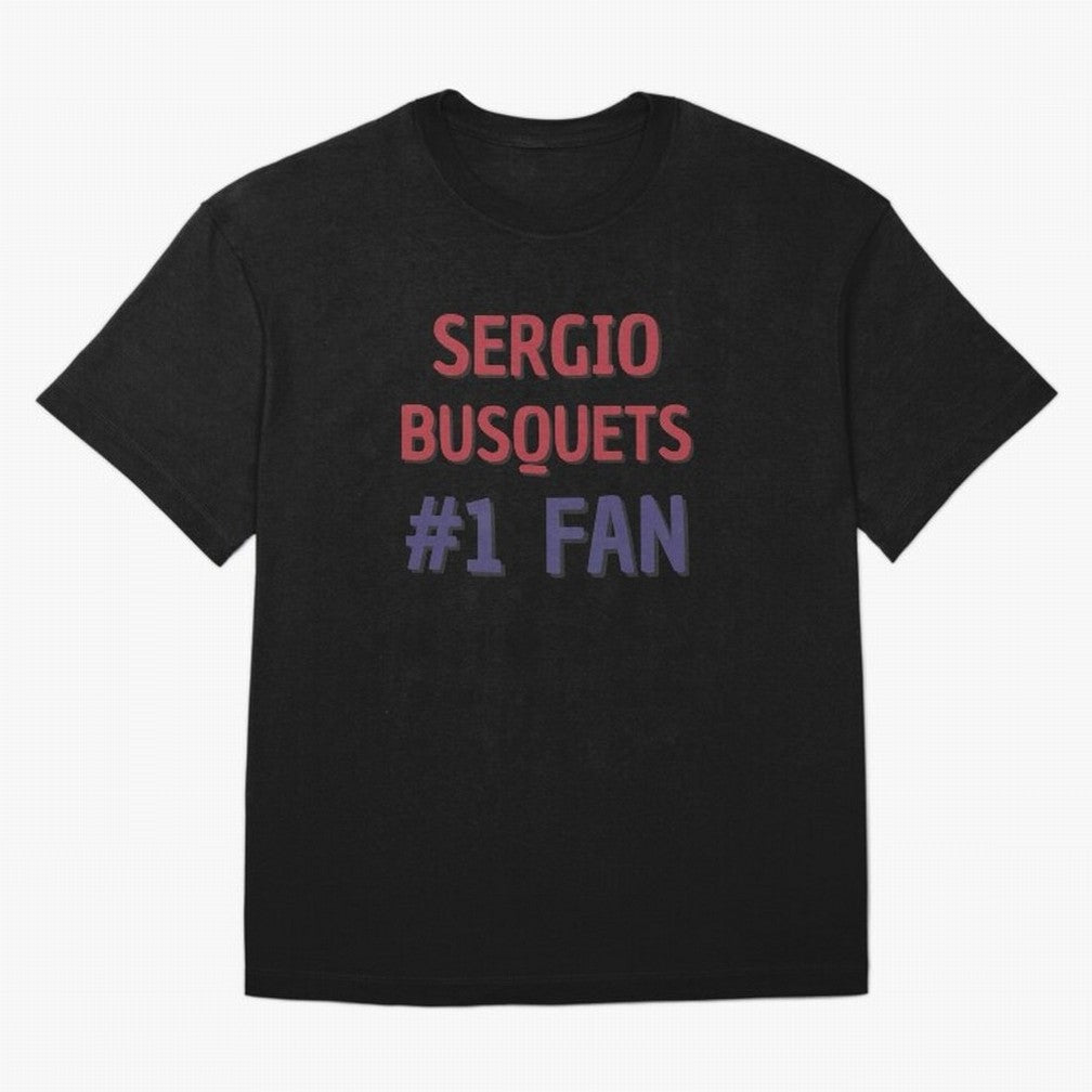 Sergio Busquets #1 Fan Essential T-Shirt Bring Trophy Dreams to FIFA World Cup 2026 Group Stage Spirit, Featuring Netherlands, Mbappe, Football Festival Excitement, Trophy Ambitions, Country Rivalries and Star Player Buzz; Built for Supporters