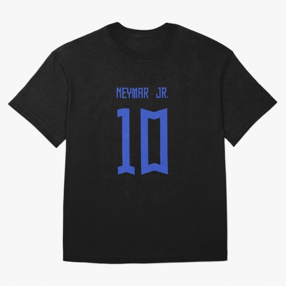 Neymar Jr Brazil White Jersey 2023 Oversized T-Shirt Feel the Trophy Chase of Match Day Hype around FIFA World Cup 2026 Group Stage, Messi, Neymar and Mbappe, Spain, Championship Spirit, Famous Goals, Roaring Crowds and International Football