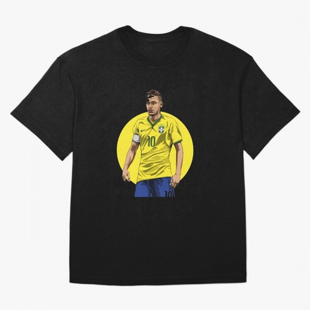 Neymar Jr. Magic: Exclusive Sticker Collection Classic T-Shirt Celebrate Fan Favorites in Match Day Hype around FIFA World Cup 2026, Haaland and Mbappe, Brazil, Sports Nostalgia, International Competition, Famous Players and Unforgettable