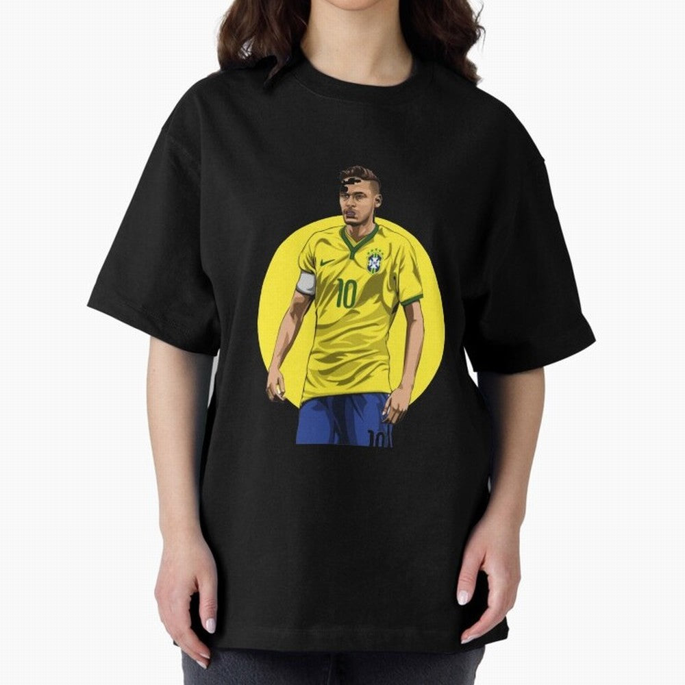 Neymar Jr. Magic: Exclusive Sticker Collection Classic T-Shirt Celebrate Fan Favorites in Match Day Hype around FIFA World Cup 2026, Haaland and Mbappe, Brazil, Sports Nostalgia, International Competition, Famous Players and Unforgettable