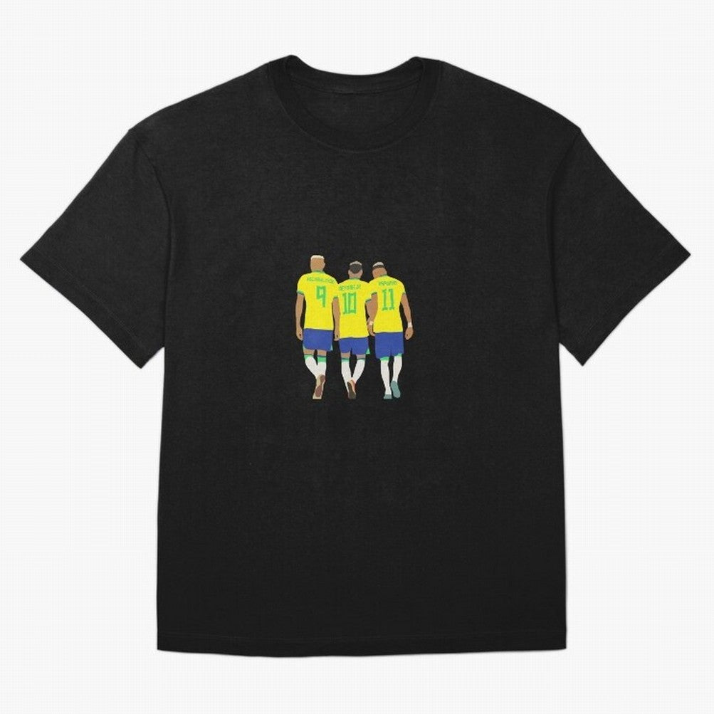 brazil soccer players Oversized T-Shirt Support FIFA World Cup 2026 Group Stage Capturing Cristiano Ronaldo, Haaland and CR7, France and Portugal Energy, Fan Favorite Moments, National Team Passion, Big Match Drama and Soccer History; Great for