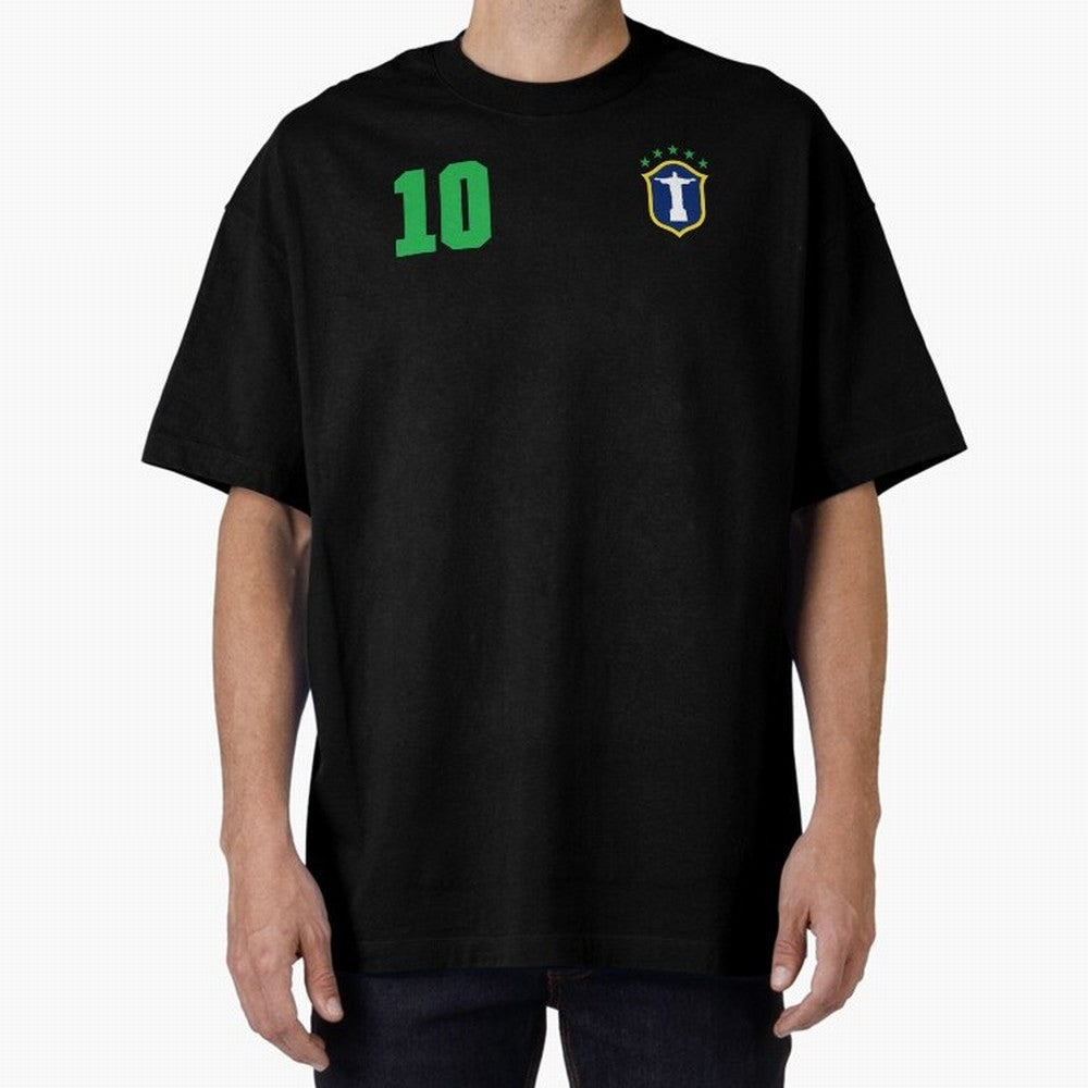 Retro Brazil Soccer Brazilian Futebol Jersey Brasil Essential T-Shirt Celebrate Golden Goal Energy in FIFA World Cup 2026 Group Stage for Fans of Messi and France and Portugal, Bringing Sports Nostalgia, International Competition, Famous Players