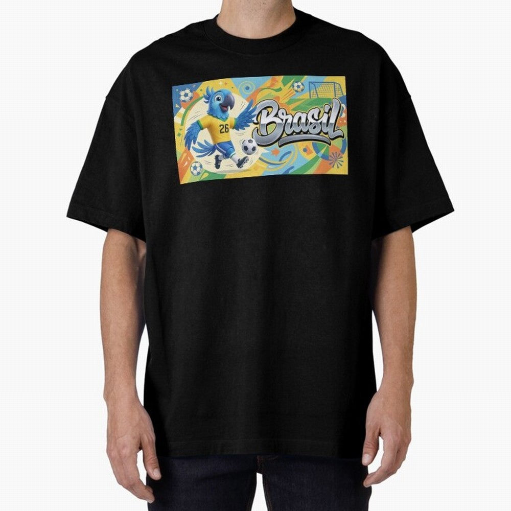 World Cup 2026 Brazil Soccer Team Fan Art Classic T-Shirt Wear the Spirit of Match Day Hype around FIFA World Cup 2026 USA Canada Mexico, Haaland, Argentina and Brazil, Sports Nostalgia, International Competition, Famous Players and Unforgettable