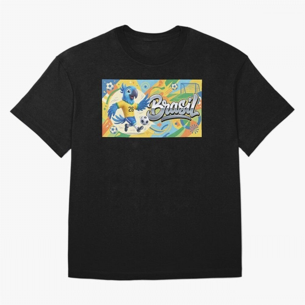 World Cup 2026 Brazil Soccer Team Fan Art Classic T-Shirt Wear the Spirit of Match Day Hype around FIFA World Cup 2026 USA Canada Mexico, Haaland, Argentina and Brazil, Sports Nostalgia, International Competition, Famous Players and Unforgettable