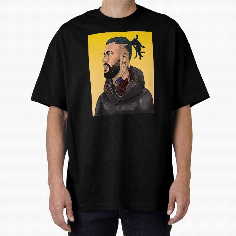 BMM x Neymar Jr. Episode 01- HUMAN #425 Classic Wear Oversized T-Shirt Celebrate Football Dreams Across Global Football Passion for FIFA World Cup 2026 Group Stage, Centered on Haaland, Portugal, Global Supporter Spirit, Legendary Goals, National