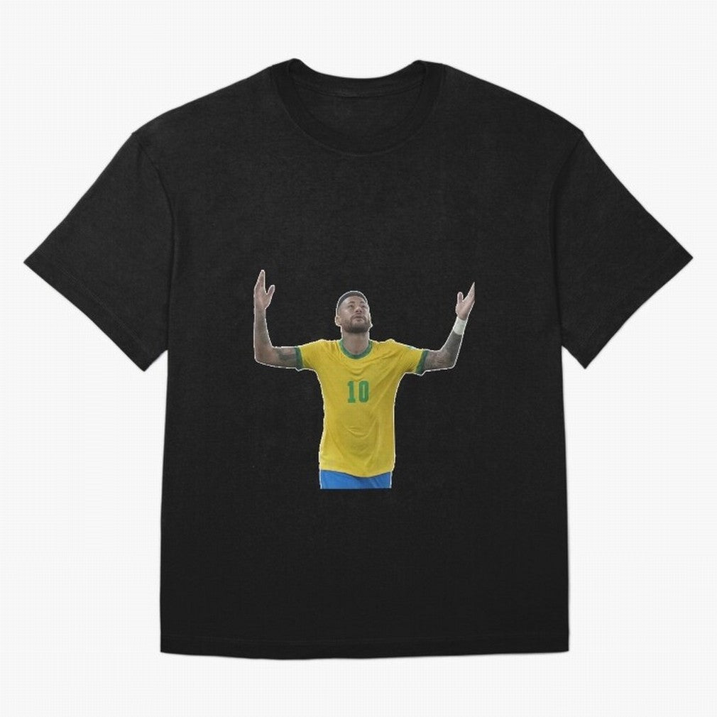 Neymar Jr. - Football Superstar Oversized T-Shirt Celebrate the Stars of the FIFA World Cup 2026 Group Stage Journey through Neymar Highlights, France Pride, Football Festival Excitement, Trophy Ambitions, Country Rivalries and Star Player Buzz;
