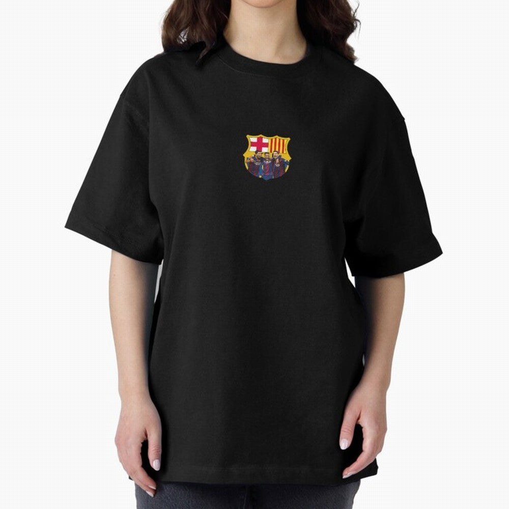 Barcelona logo, Massi, Neymar and Suar Premium T-Shirt Turn Every Weekend Toward the FIFA World Cup 2026 Journey through Mbappe Highlights, Argentina, France and Brazil Pride, Football Festival Excitement, Trophy Ambitions, Country Rivalries and