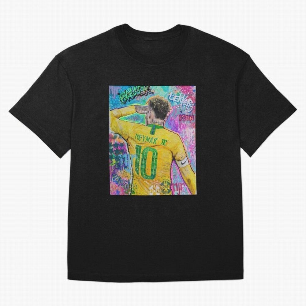 Neymar Jr Premium T-Shirt Honor Champions and Dreams in Match Day Hype around FIFA World Cup 2026, Messi, England and Germany, Vintage Soccer Flavor, Modern Football Stars, National Flags and Final Night Emotion; Perfect for Supporters Who Want