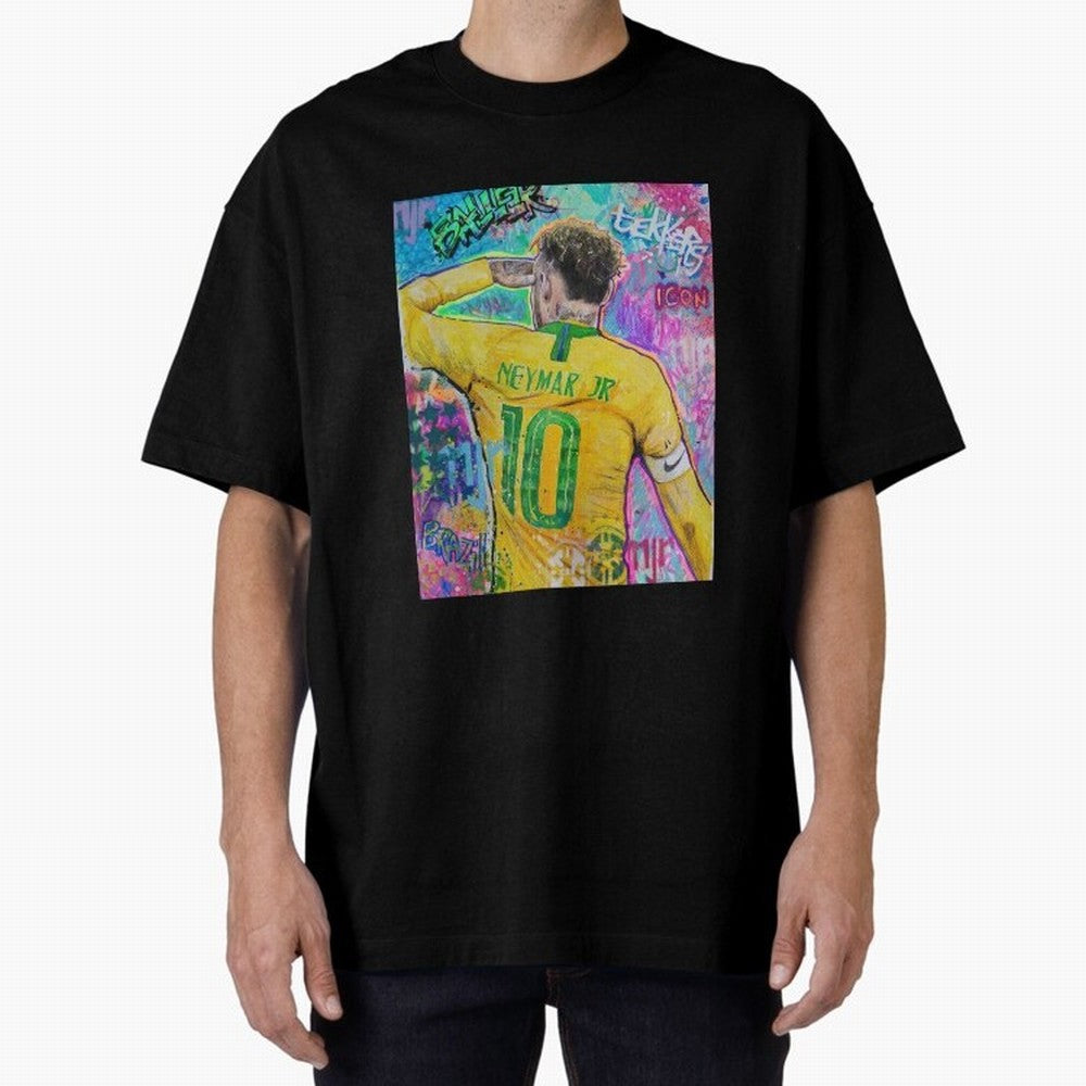 Neymar Jr Premium T-Shirt Honor Champions and Dreams in Match Day Hype around FIFA World Cup 2026, Messi, England and Germany, Vintage Soccer Flavor, Modern Football Stars, National Flags and Final Night Emotion; Perfect for Supporters Who Want
